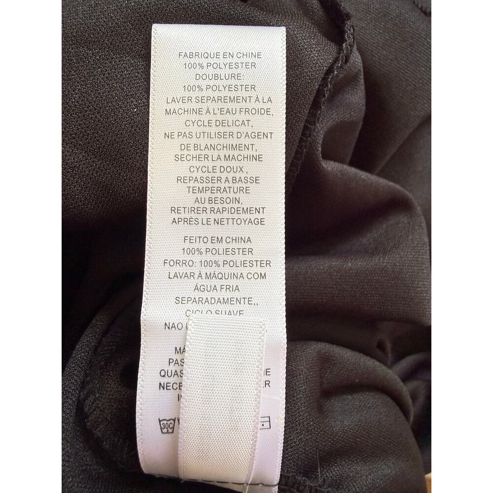 Alex Evenings Draped Neck Cap Sleeve Gown, Black, Size 12 - NEW with tags! - Picture 8 of 9